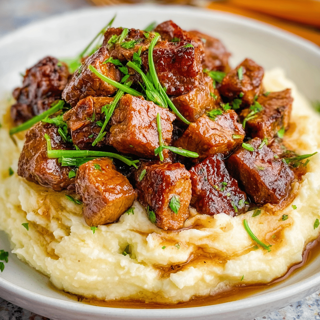 Crockpot Steak Bites Easy Recipe - Recipe Image