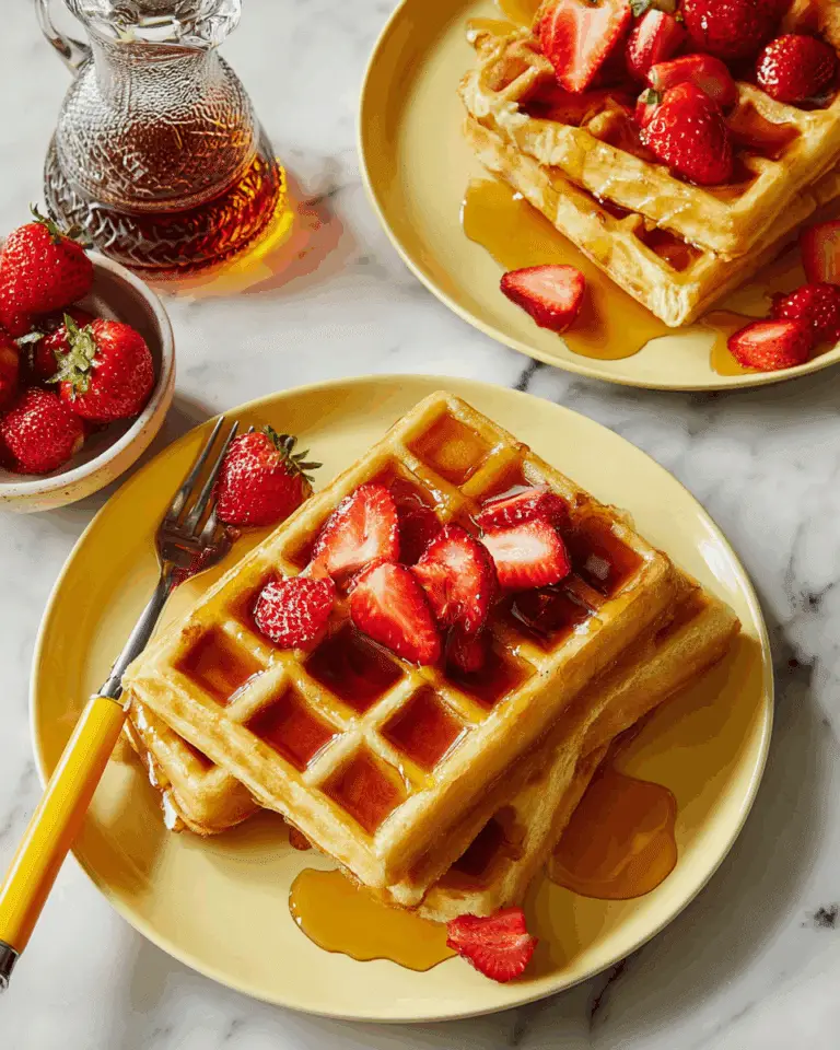 Homemade Waffle Recipe