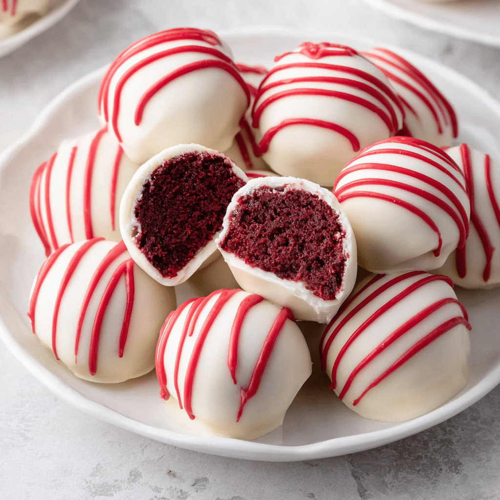 Red Velvet Cake Balls Recipe - Recipe Image