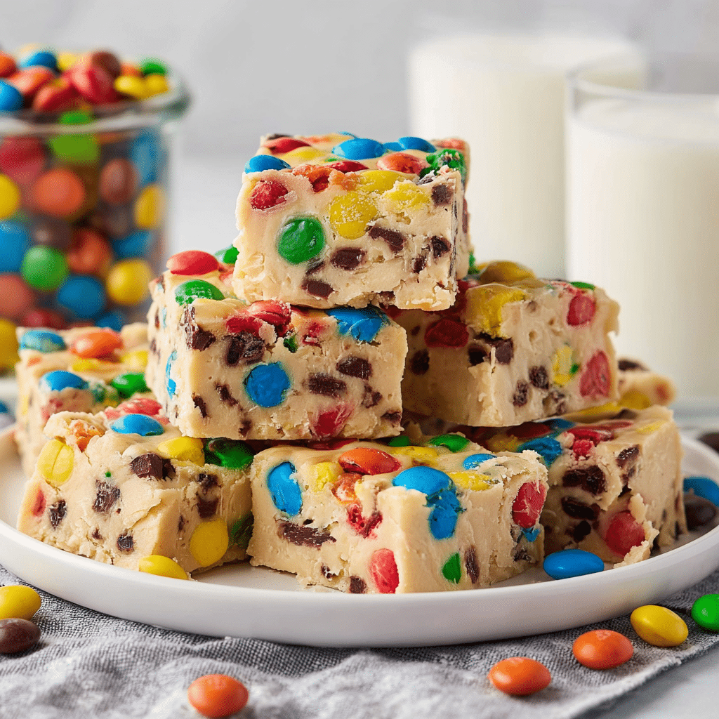 M&M COOKIE DOUGH FUDGE: Recipe - Recipe Image