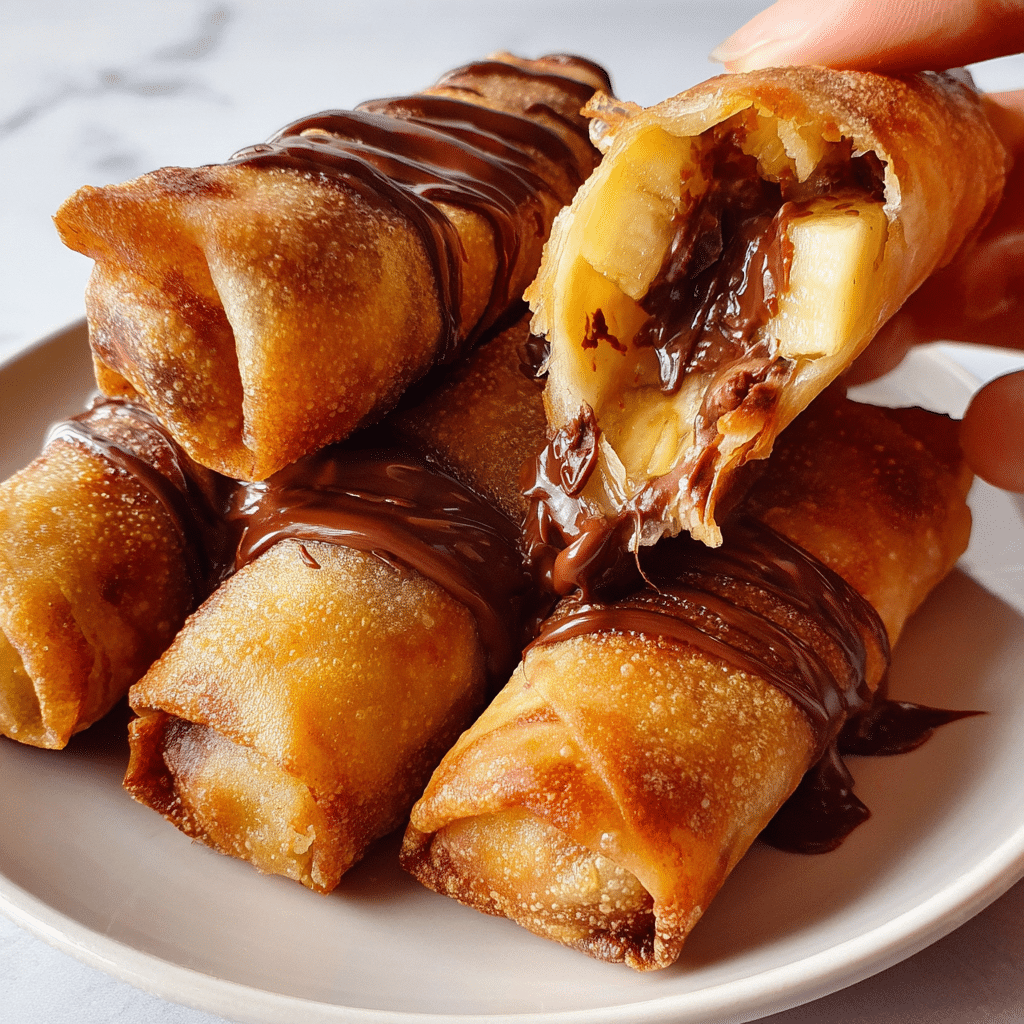 Banana Chocolate Rolls Recipe - Recipe Image