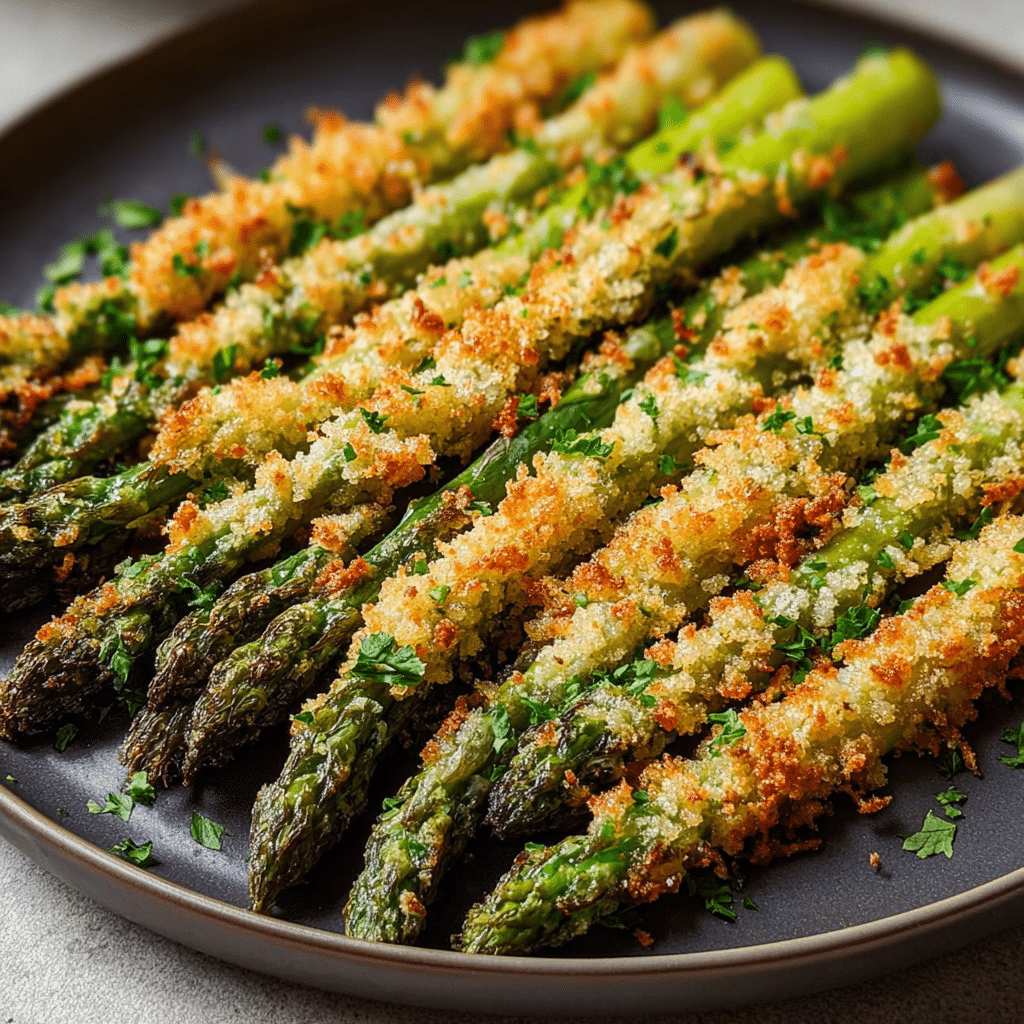 Crispy Parmesan Asparagus Sticks Recipe - Recipe Image