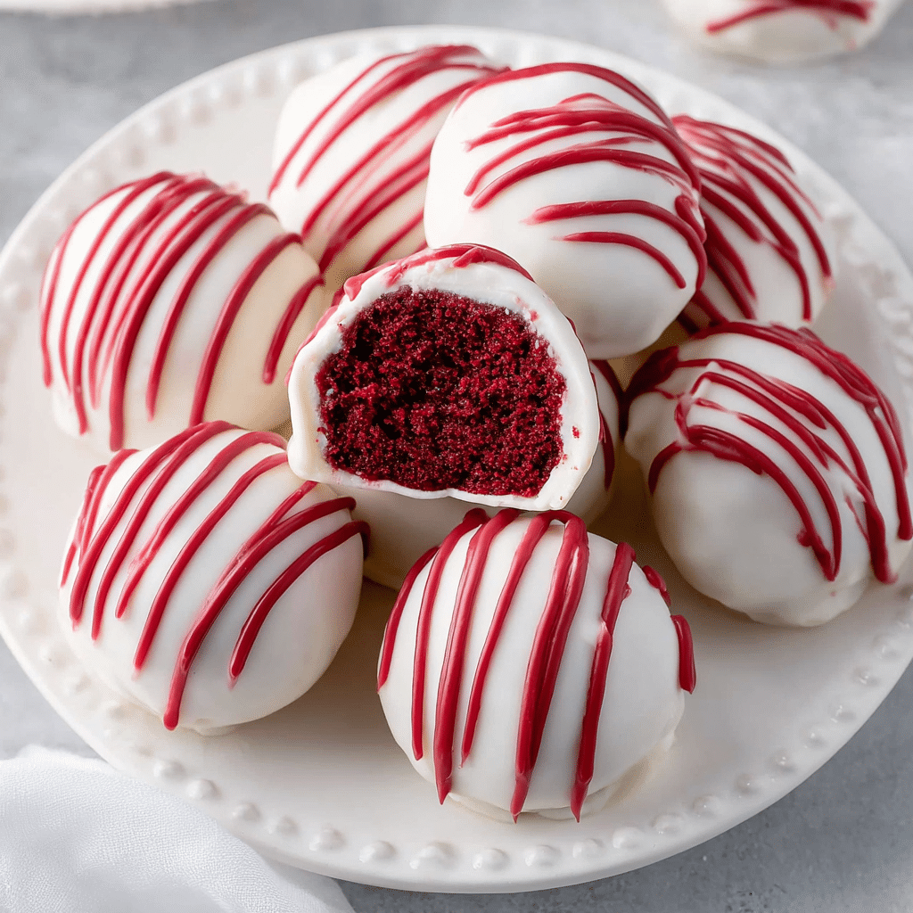 Red Velvet Cake Balls Recipe - Recipe Image