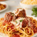 Baked Spaghetti and Meatballs Recipe