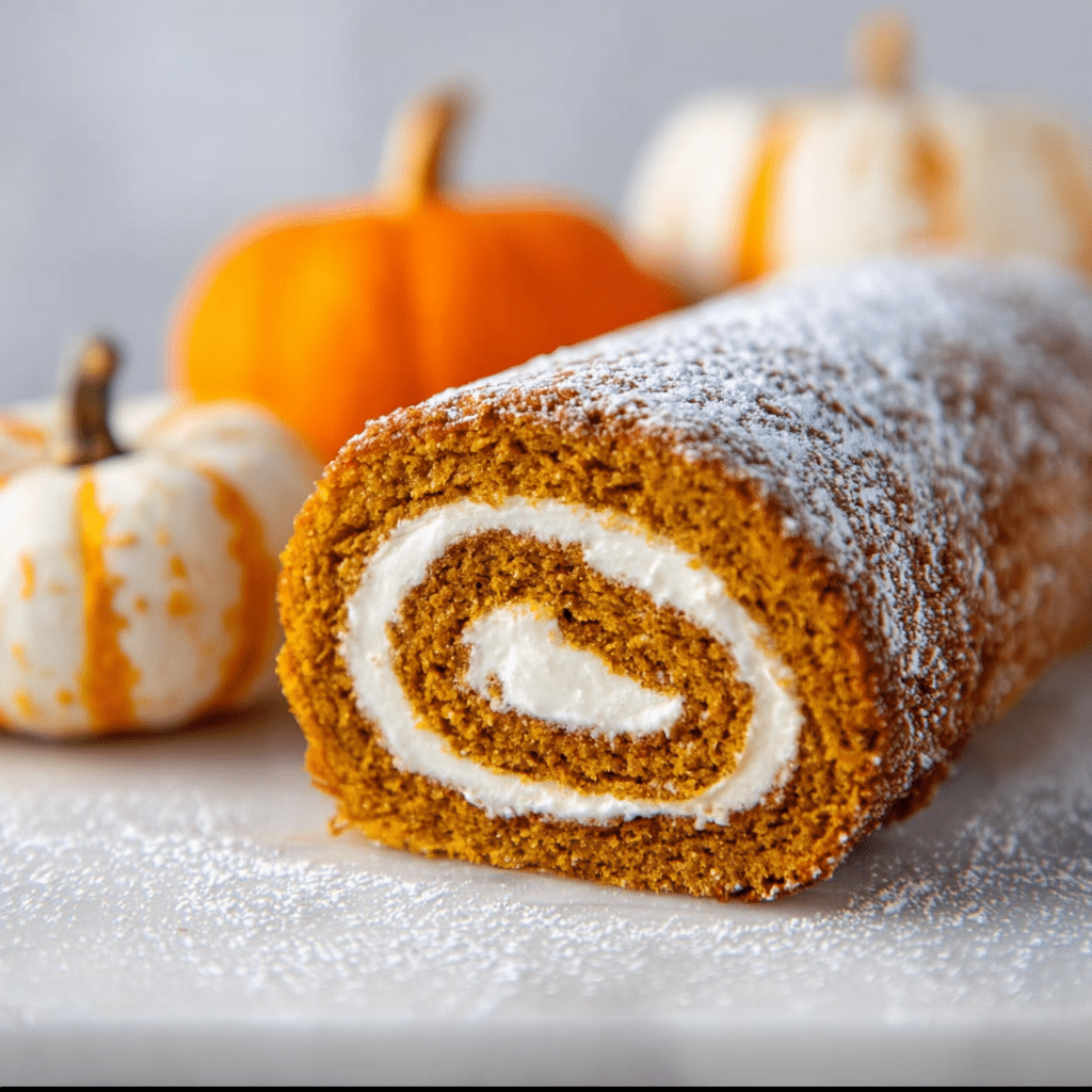 Pumpkin Roll Cake Recipe - Recipe Image