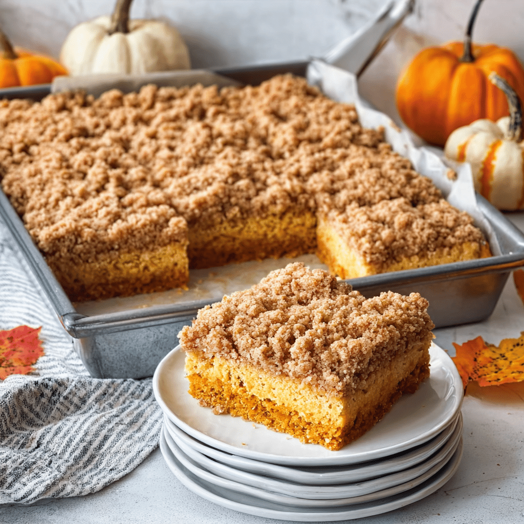 Pumpkin Crumb Coffee Cake Recipe - Recipe Image