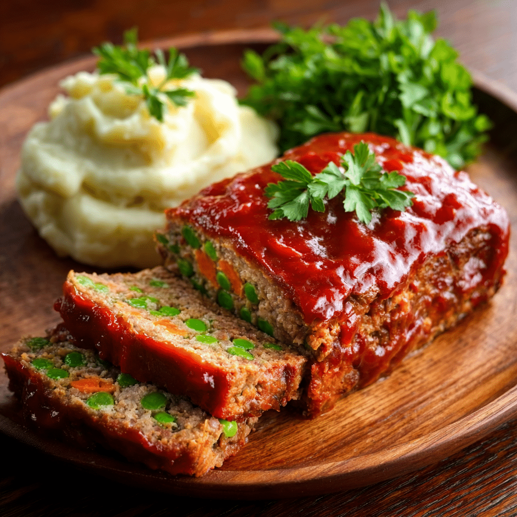 Cracker Barrel Meatloaf Recipe Copycat + Video Recipe - Recipe Image