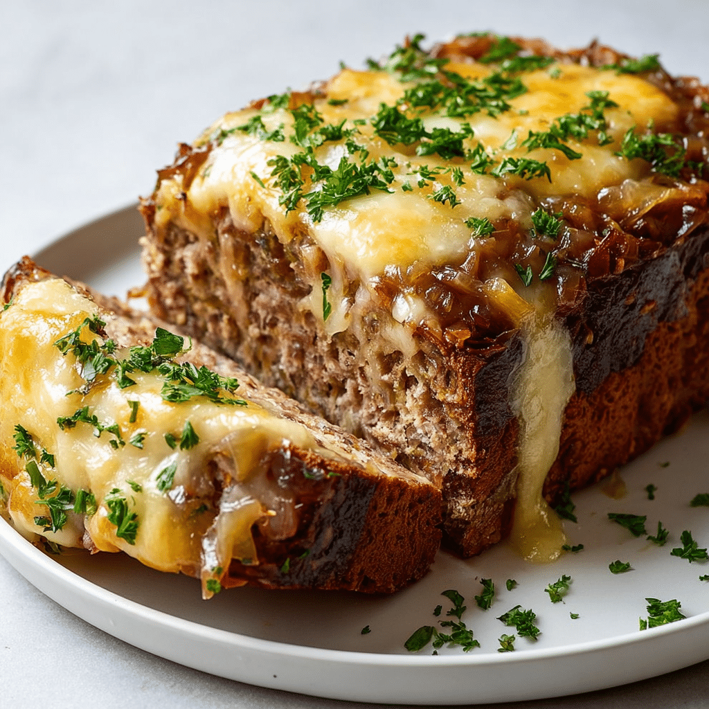 French Onion Meatloaf Recipe - Recipe Image