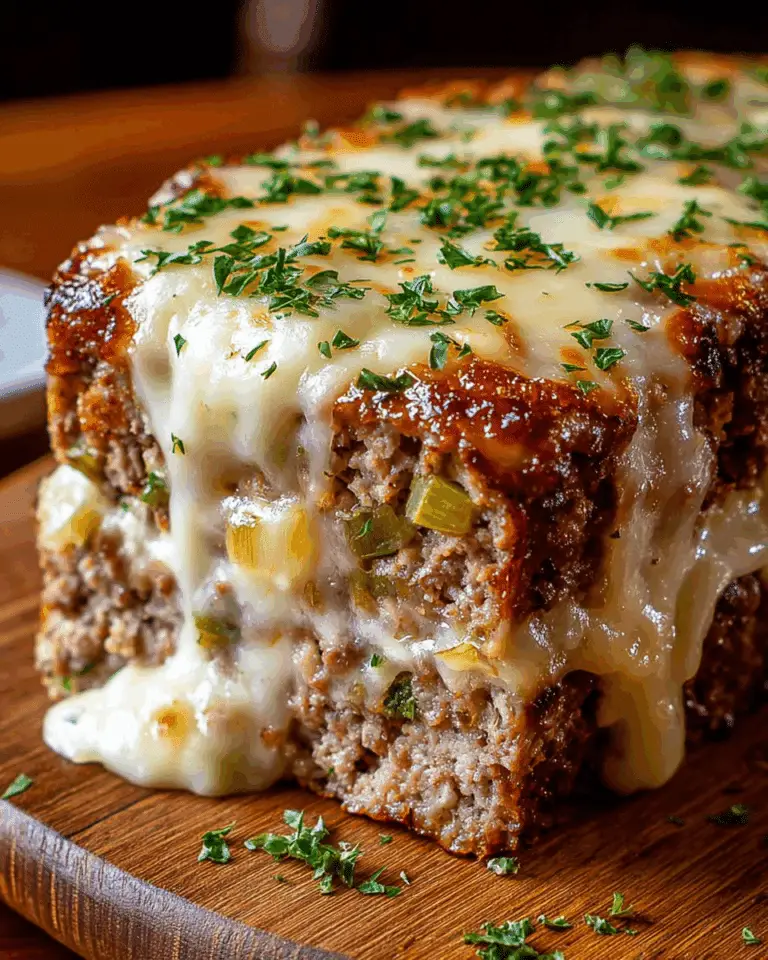 Crockpot French Onion Beefloaf Swiss Cheese Recipe