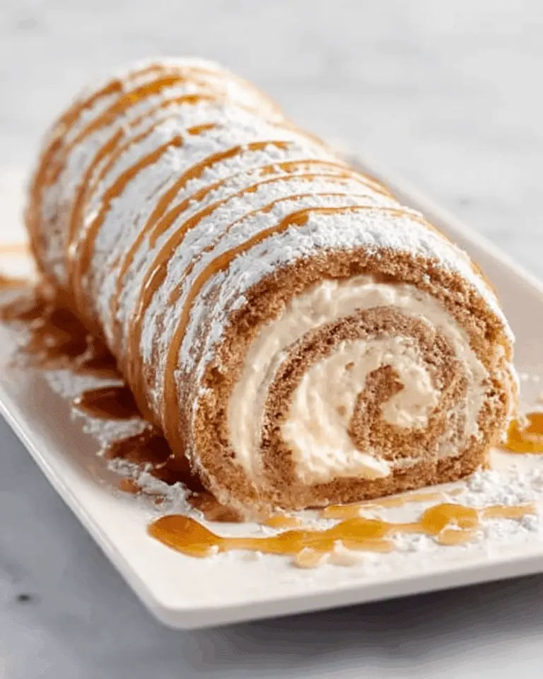 BANANA CAKE ROLL: Recipe