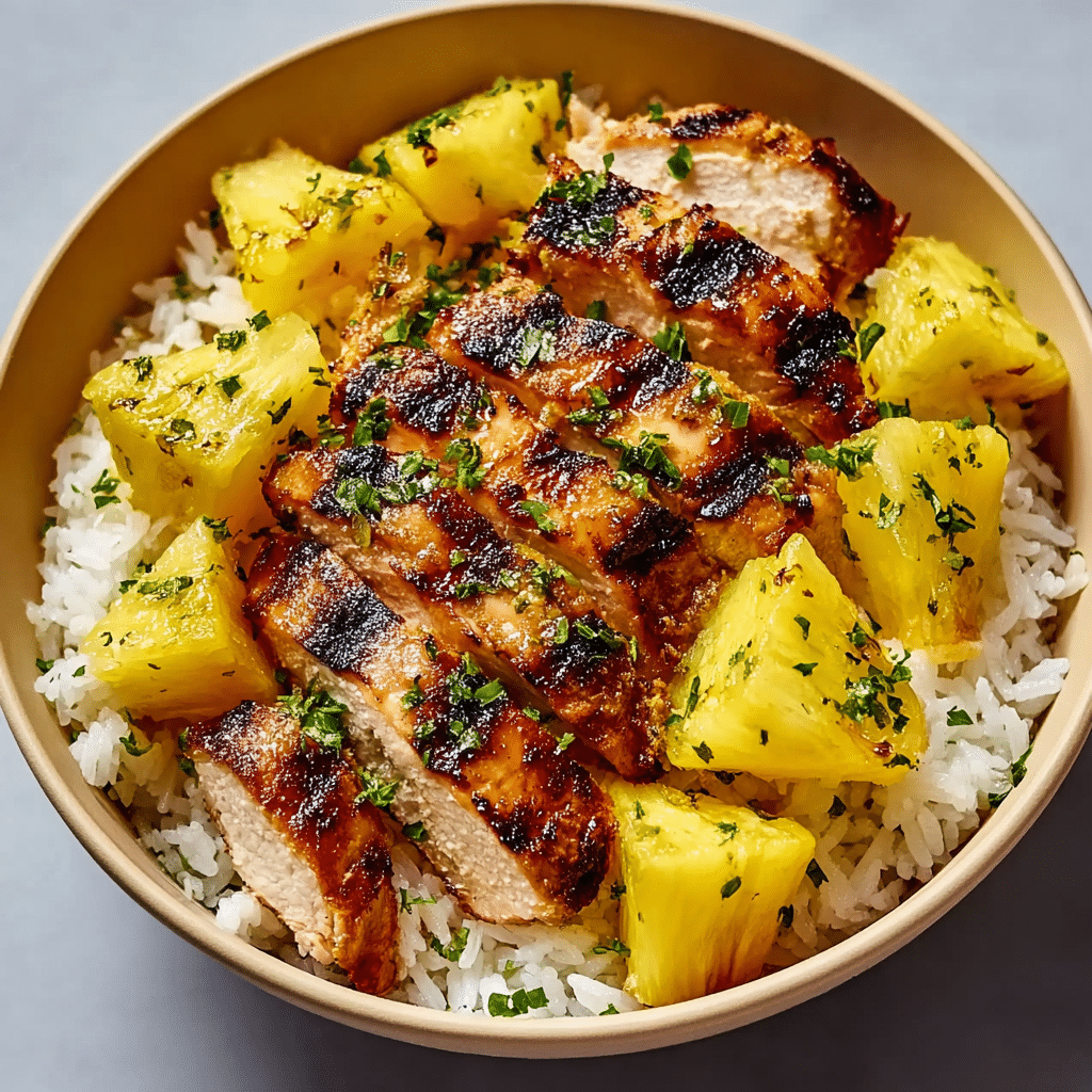 Pineapple Chicken and Rice Recipe - Recipe Image