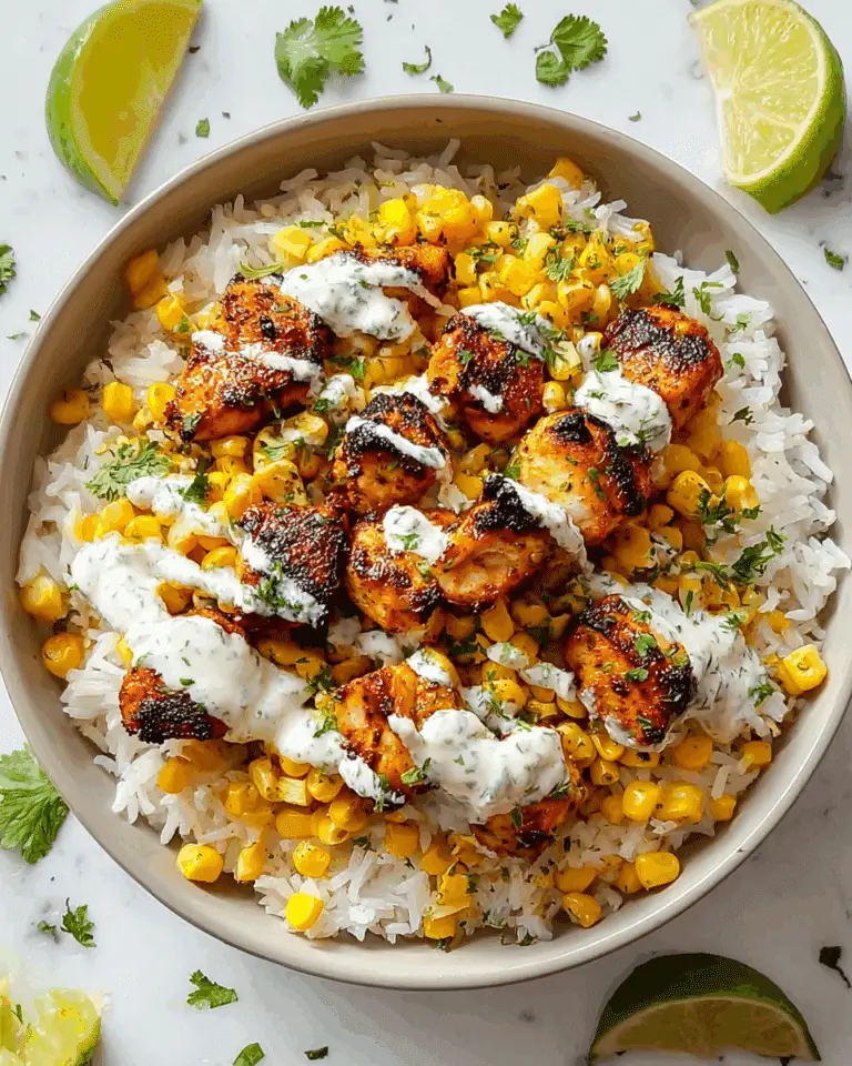 Easy Street Corn Chicken Rice Bowl Recipe