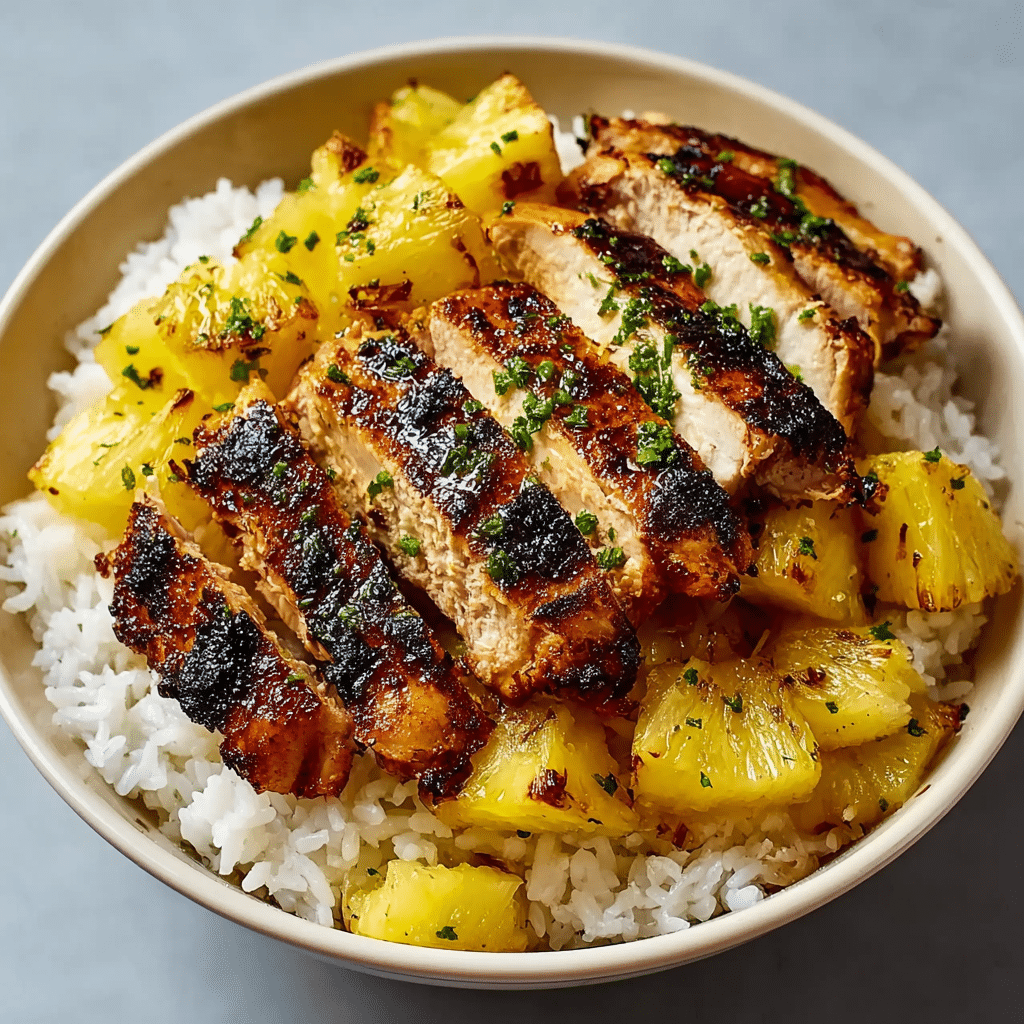 The Best Pineapple Chicken and Rice Recipe - Recipe Image