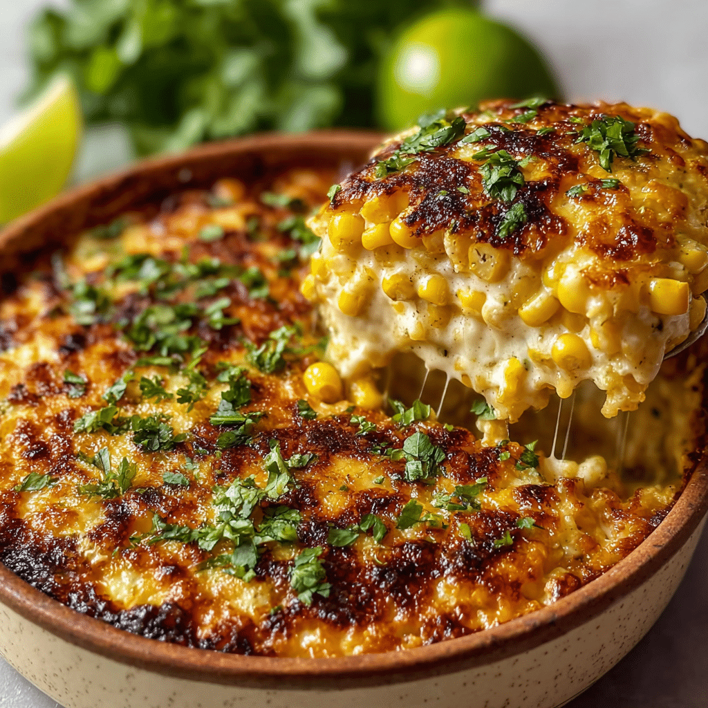 The Best Street Corn Chicken Casserol Recipe - Recipe Image