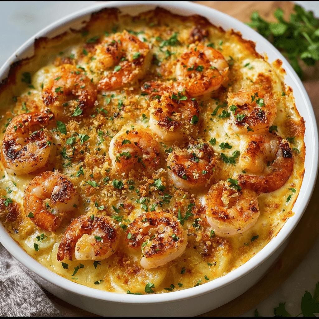 Cheesy Shrimp Bake you’ll love: Recipe - Recipe Image
