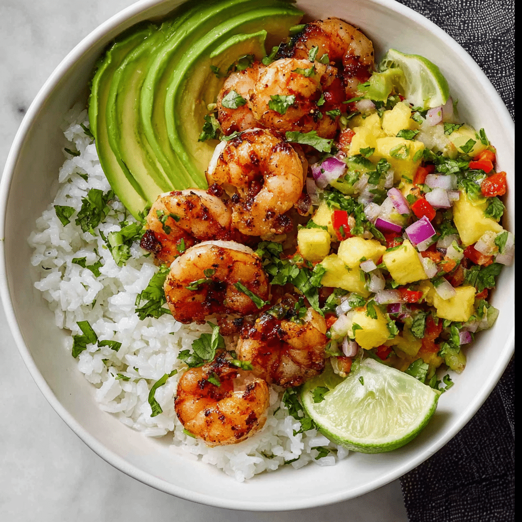 nut Cilantro Lime Rice & Pineapple Salsa Recipe - Recipe Image