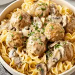 Slow Cooker Meatball Stroganoff Recipe