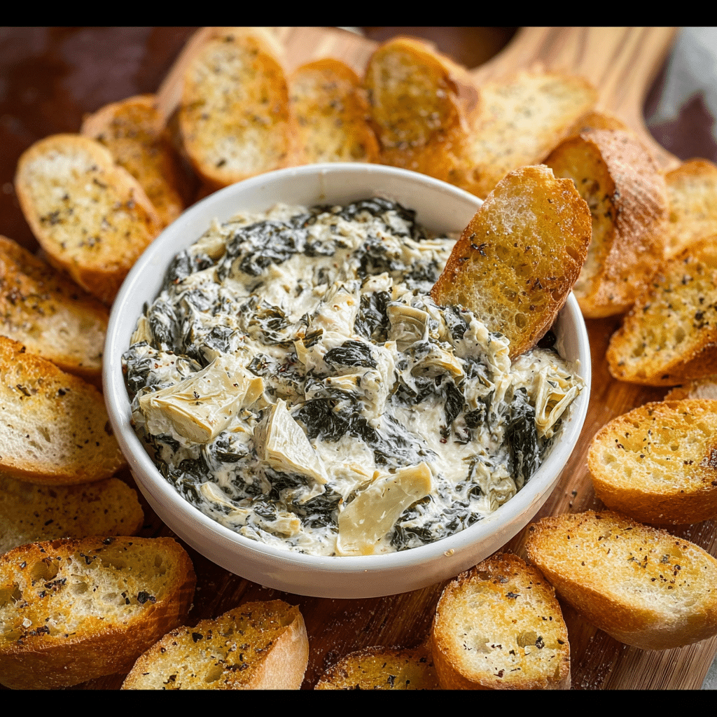 Crockpot Spinach Artichoke Dip Recipe - Recipe Image