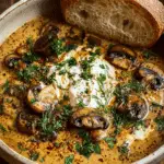 CREAMY MUSHROOM HERB SOUP – COMFORT IN A BOWL Recipe