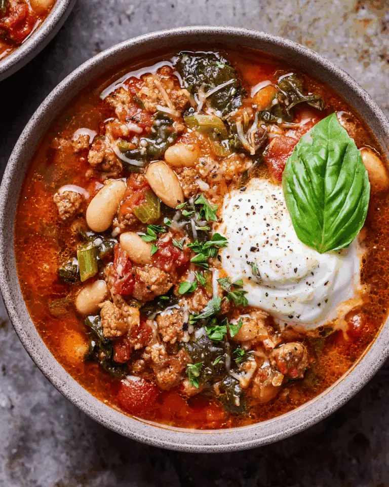 Italian Chili with Sausage (Easy One Pot Recipe) Recipe