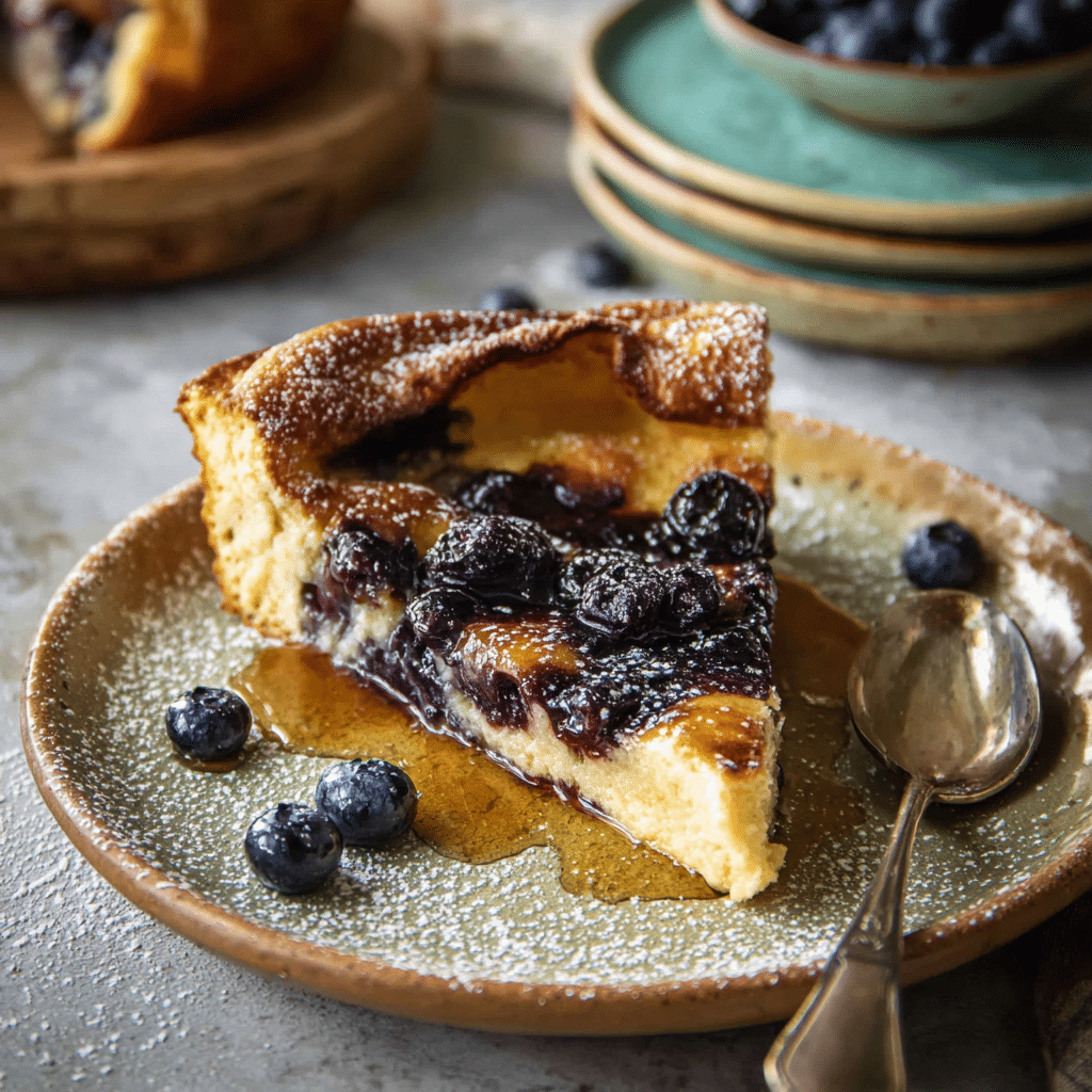 Blueberry Lemon Dutch Baby Recipe - Recipe Image