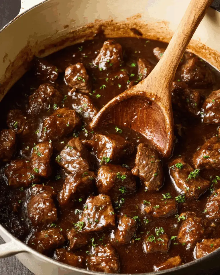 SIRLOIN TIPS IN GRAVY – EASY HALAL BEEF DINNER RECIPE