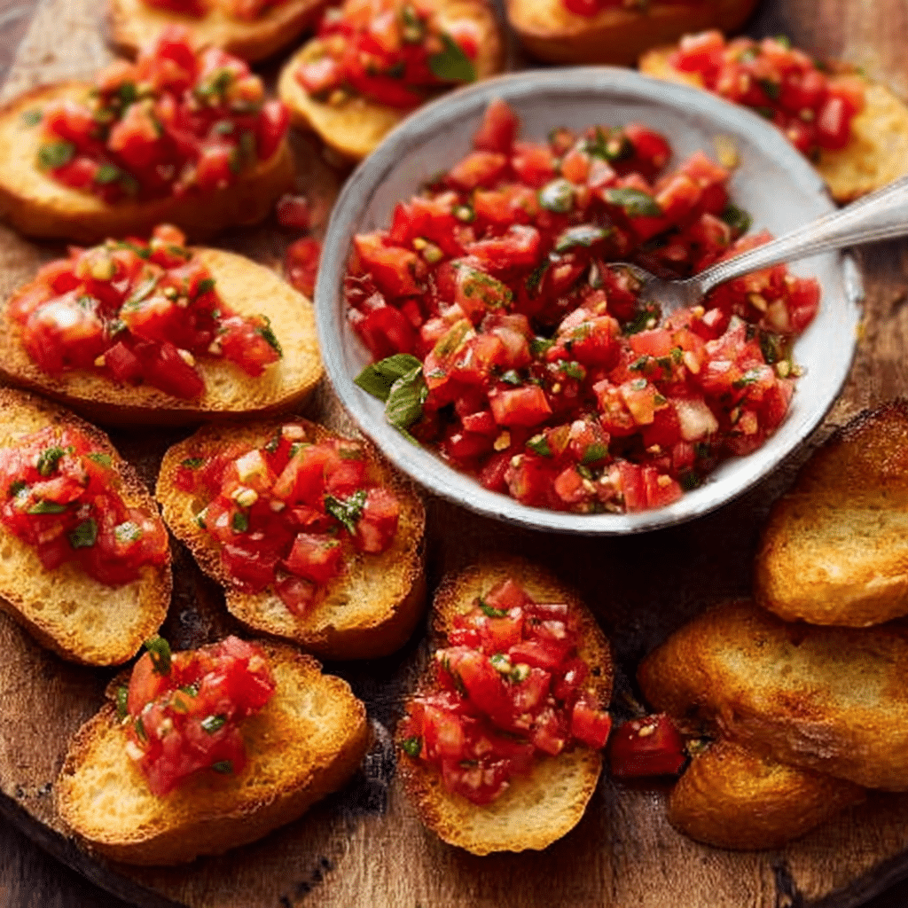 Classic Tomato Bruschetta Recipe - Recipe Image