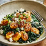 Crispy Gnocchi With Spinach And Feta Recipe