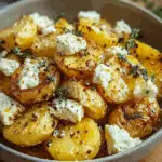 Healthy Baked Feta Potatoes : Easy Potatoes Recipe