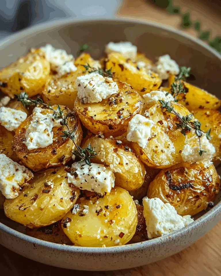 Healthy Baked Feta Potatoes : Easy Potatoes Recipe