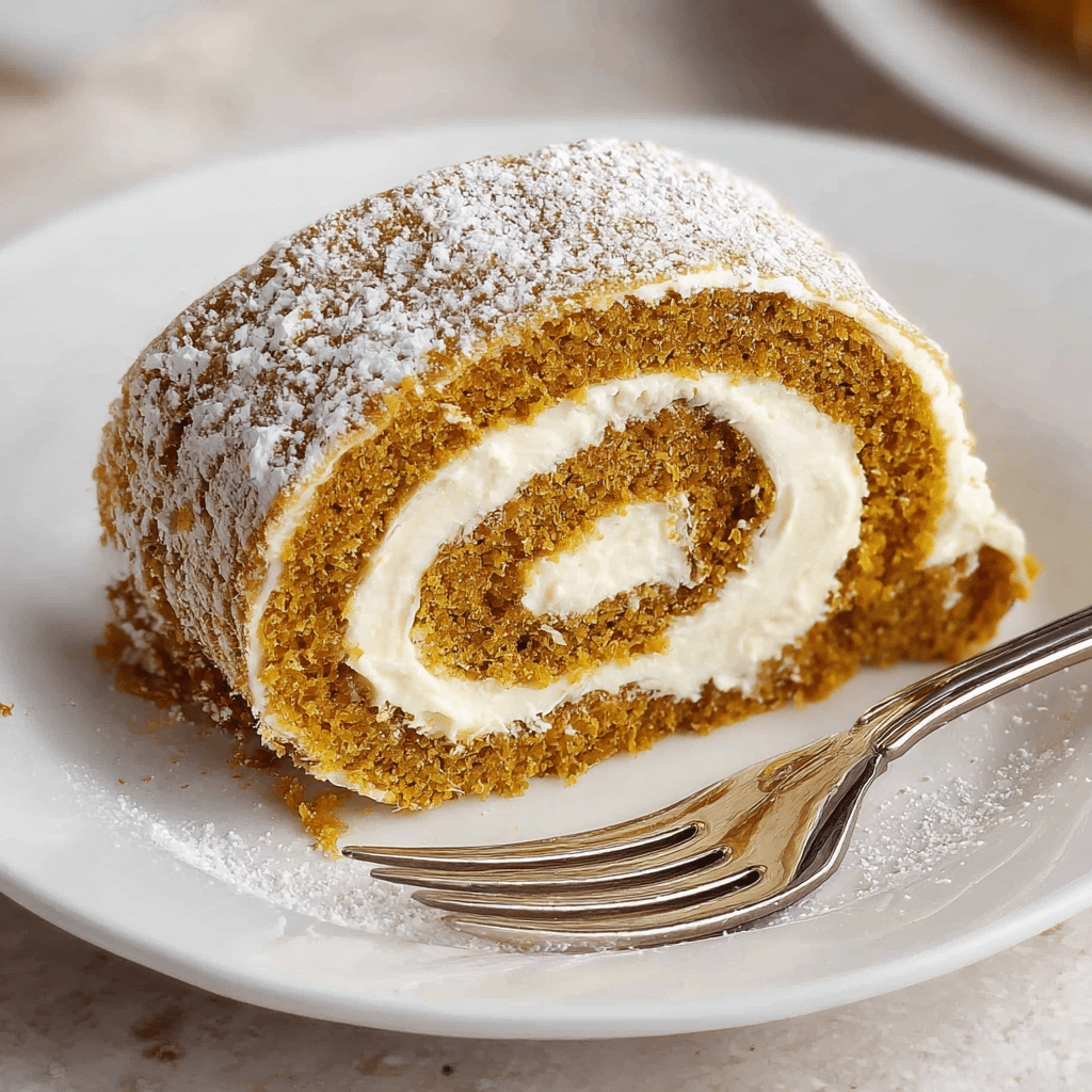 Pumpkin Roll Cake Recipe - Recipe Image