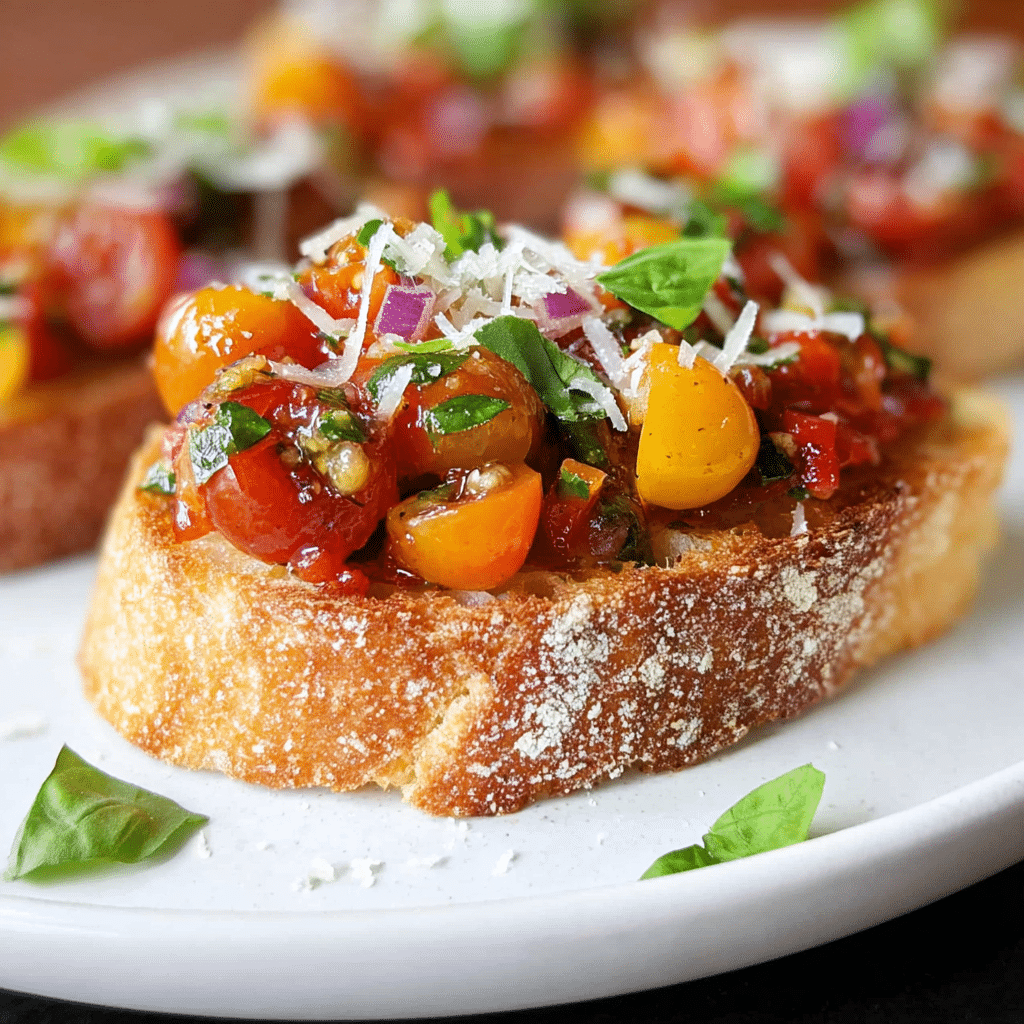 Classic Tomato Bruschetta Recipe - Recipe Image