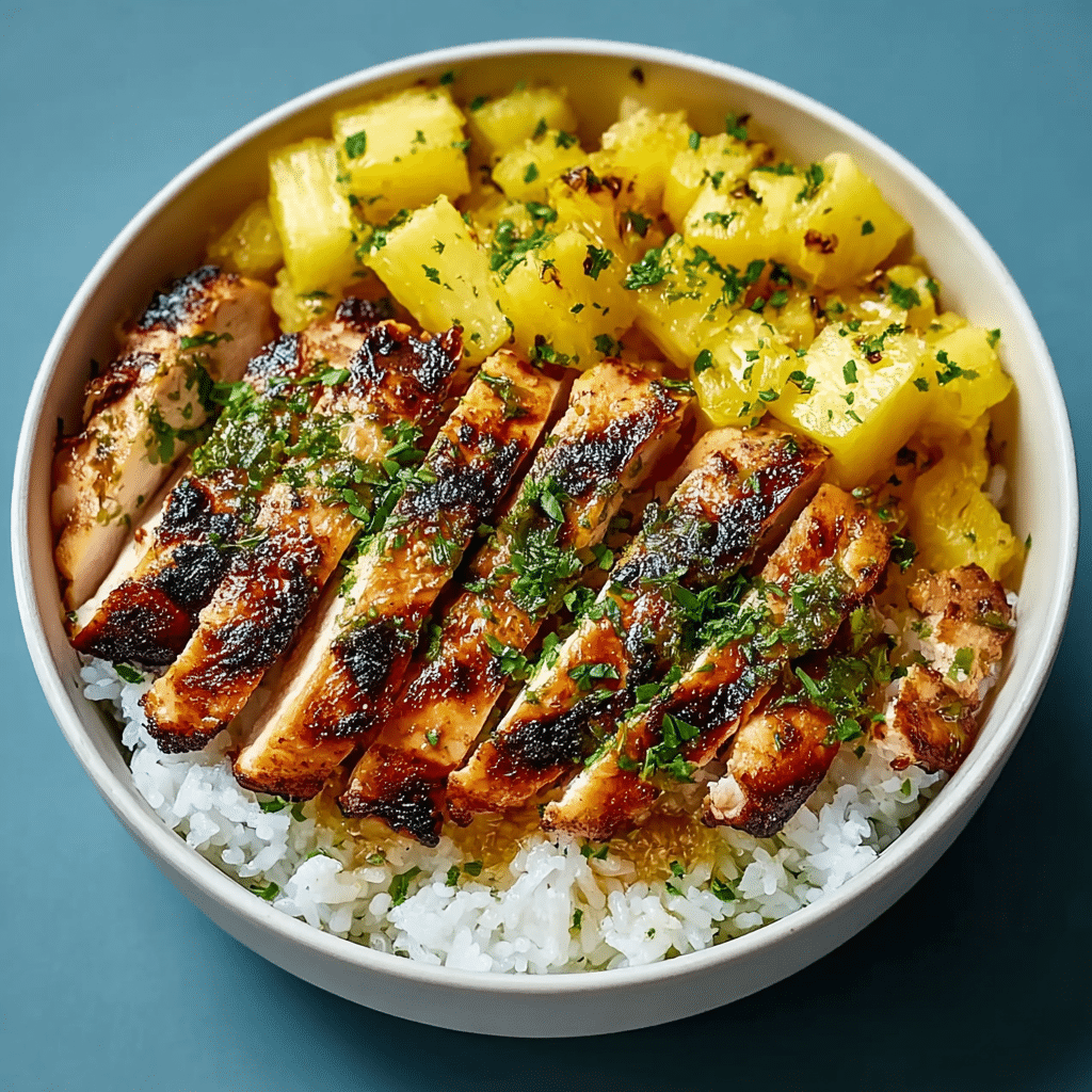 The Best Pineapple Chicken and Rice Recipe - Recipe Image