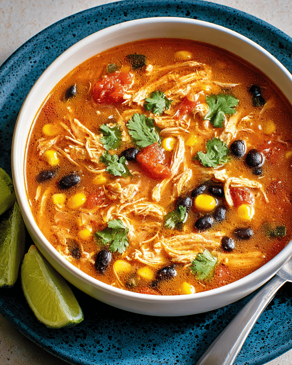 Slow Cooker Enchilada Soup Recipe - Recipe Image