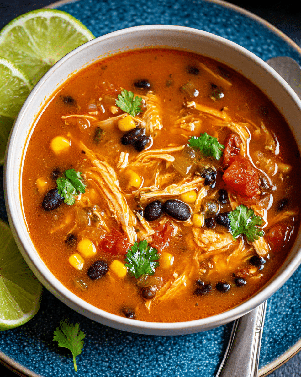 Slow Cooker Enchilada Soup Recipe - Recipe Image
