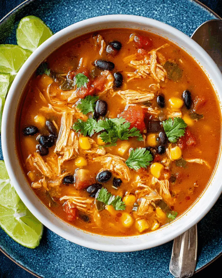 Slow Cooker Enchilada Soup Recipe