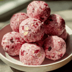 Healthy Strawberry Cheesecake Protein Balls Recipe