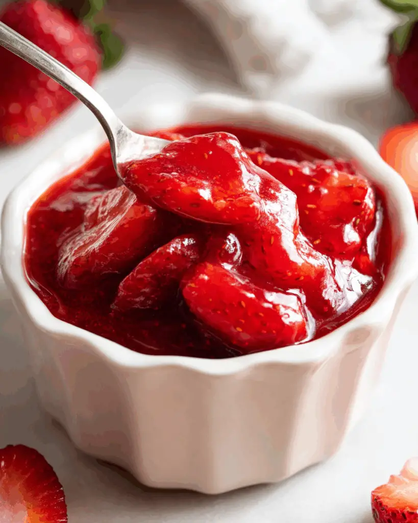 Strawberry Sauce Recipe