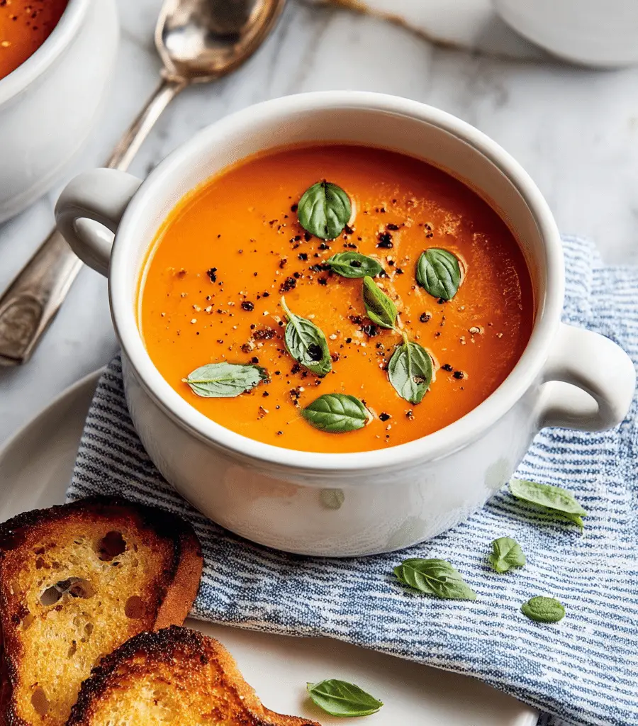 Middle-of-Winter Creamy Tomato Soup (Canned Tomatoes) Recipe 5 Middle-of-Winter Creamy Tomato Soup (Canned Tomatoes) Recipe