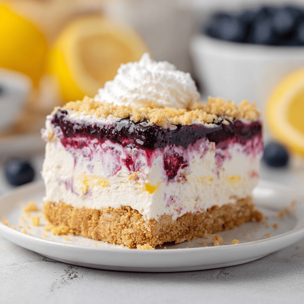 Lemon Blueberry Dessert Recipe - Recipe Image
