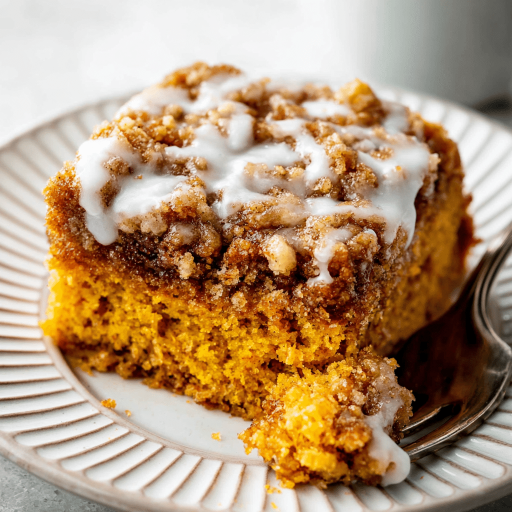 Pumpkin Crumb Coffee Cake Recipe - Recipe Image