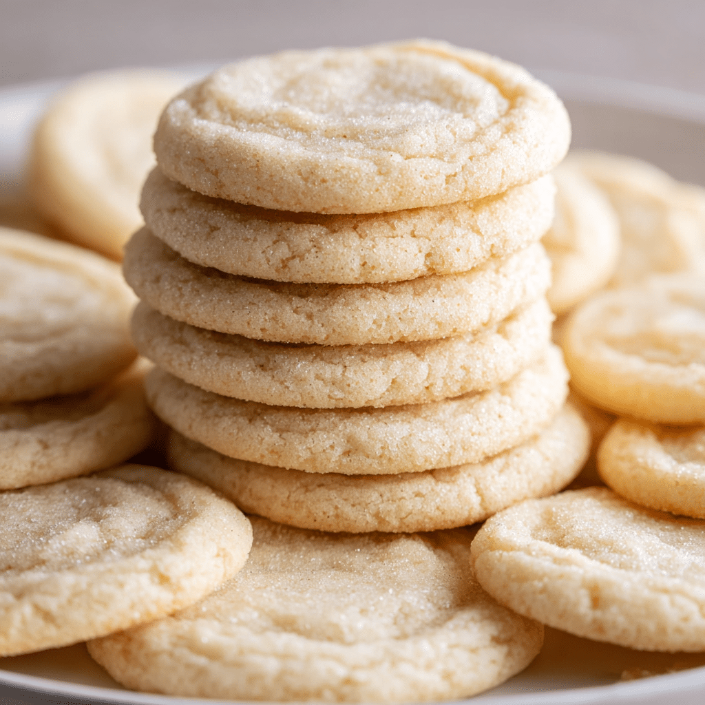 {3 Ingredient} Easy Sugar Cookies Recipe - Recipe Image