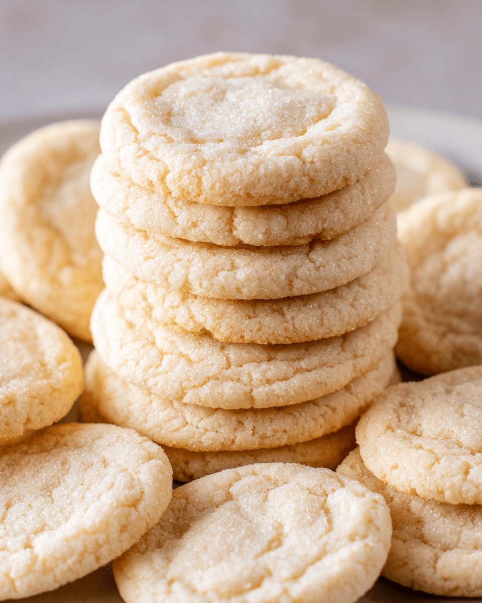 {3 Ingredient} Easy Sugar Cookies Recipe