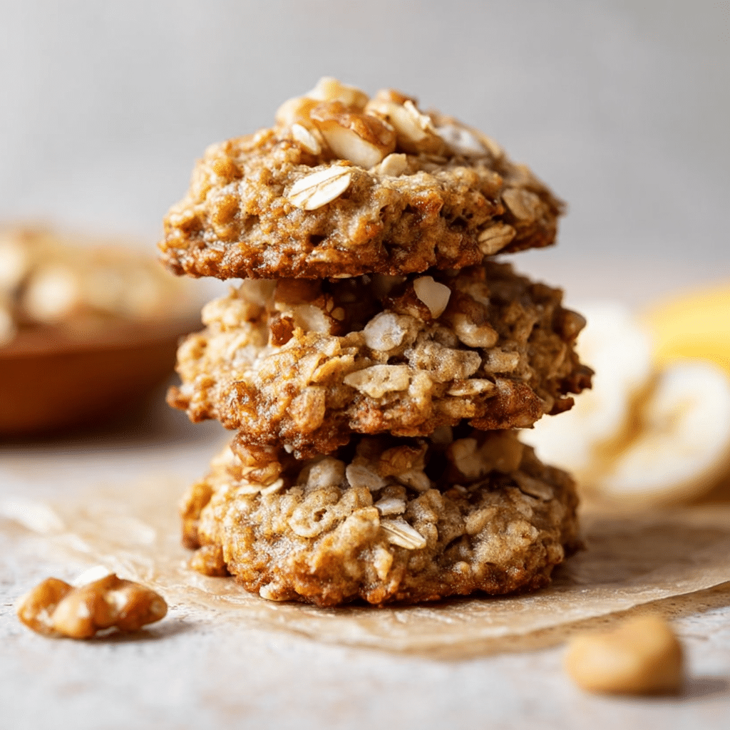 Banana Oatmeal Cookies Recipe - Recipe Image