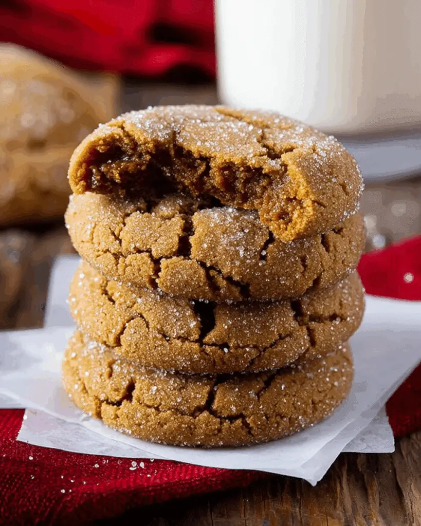 Soft & Chewy Ginger Molasses Cookies Recipe