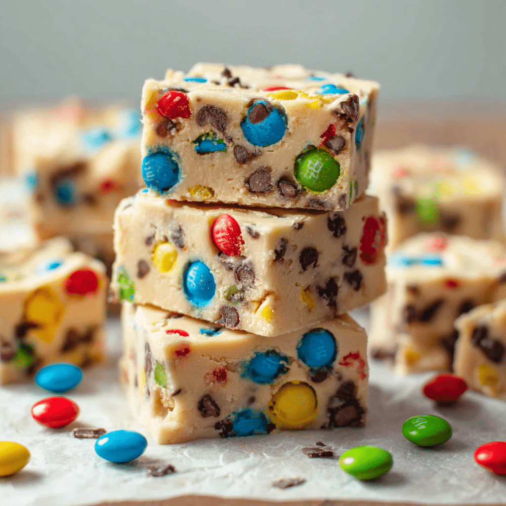 M&M COOKIE DOUGH FUDGE: Recipe - Recipe Image
