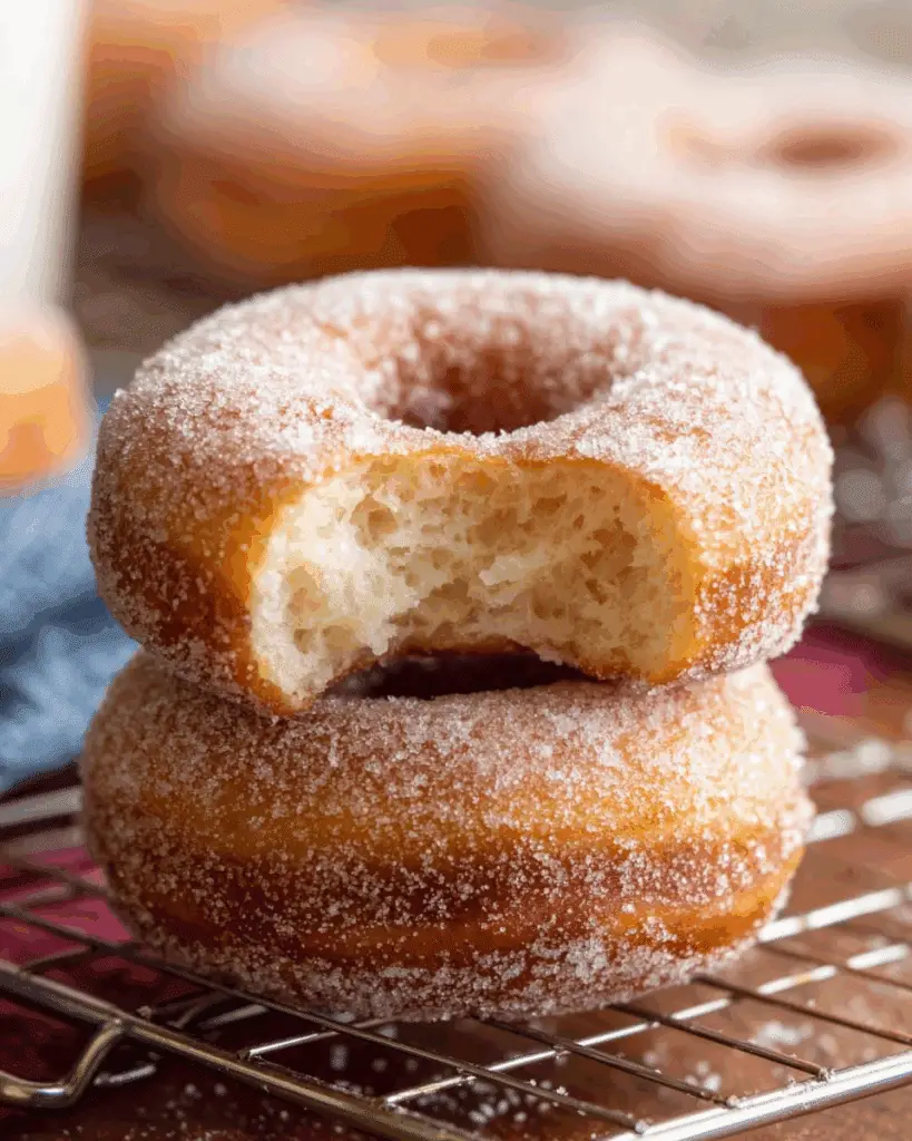 Homemade Fluffy Doughnuts Recipe