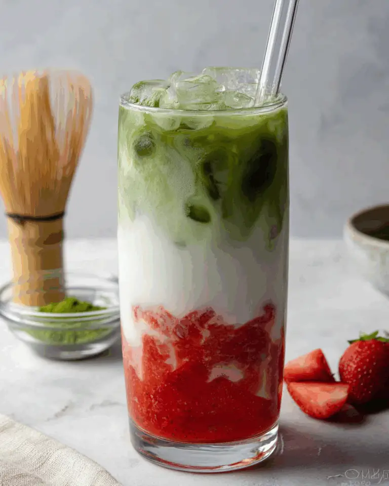 Strawberry Matcha Milk Recipe