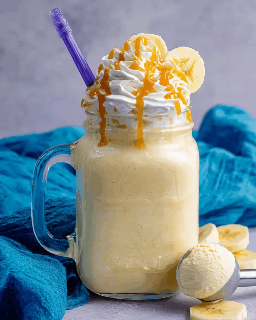Quick Banana Milkshake (Ice Cream Free) Recipe