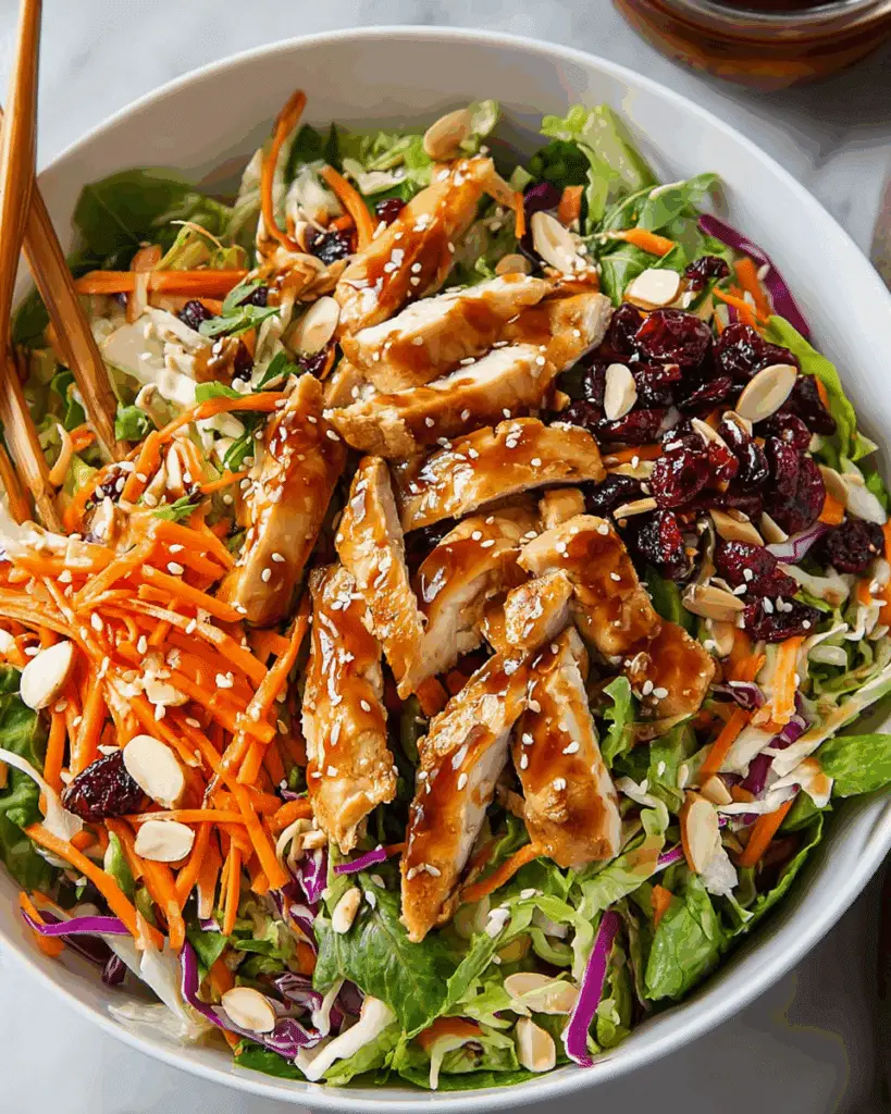 Asian Chicken Cranberry Salad Recipe